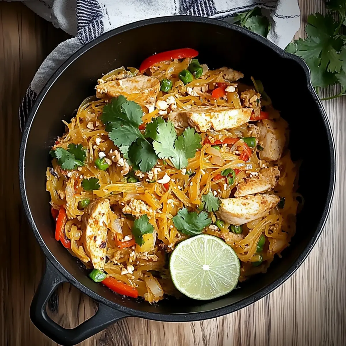 Spaghetti Squash Pad Thai