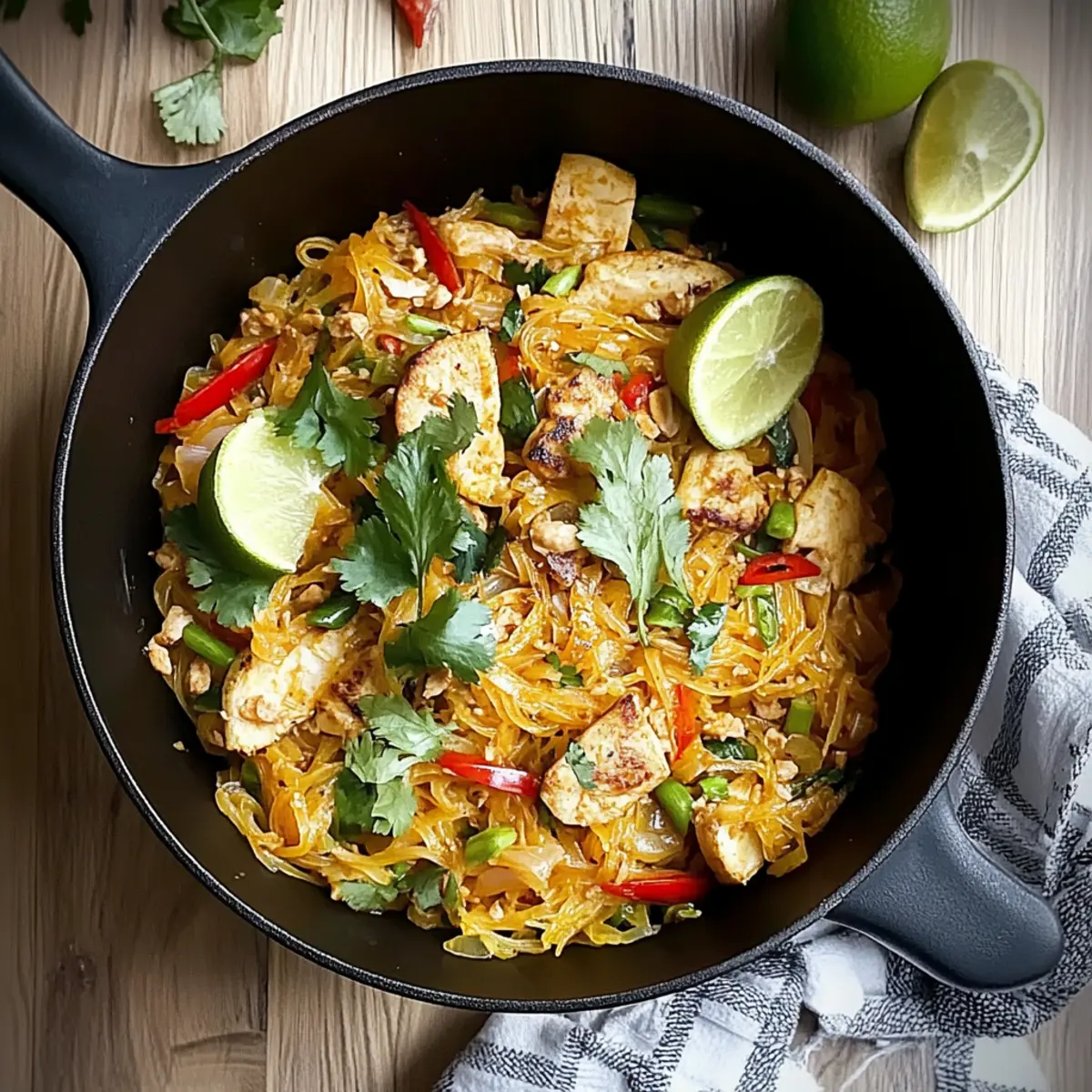 Spaghetti Squash Pad Thai