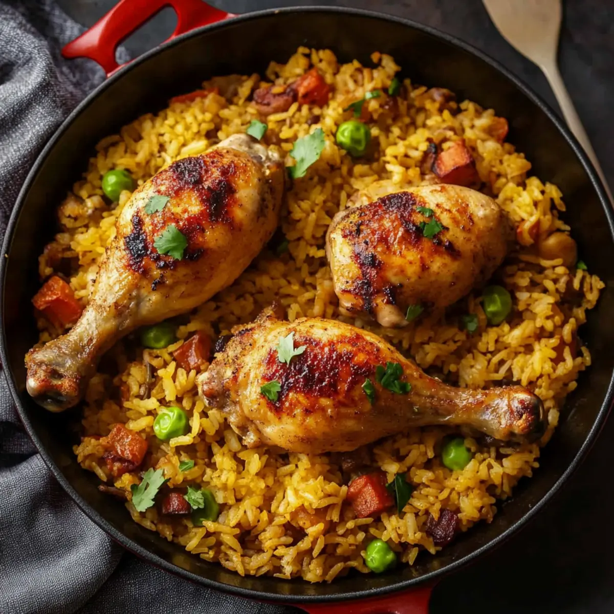 Spiced Golden Chicken Rice Dinner