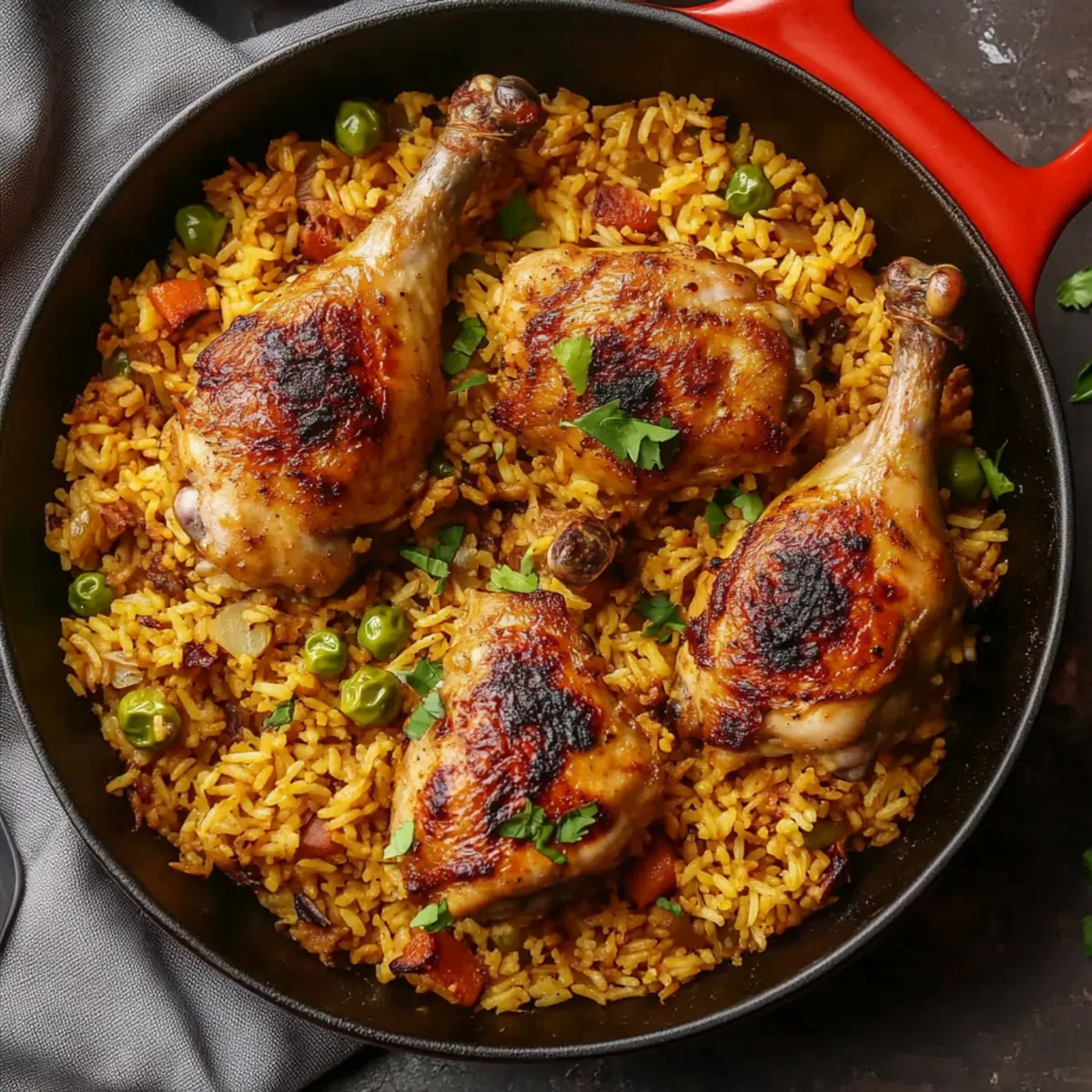 Spiced Golden Chicken Rice Dinner