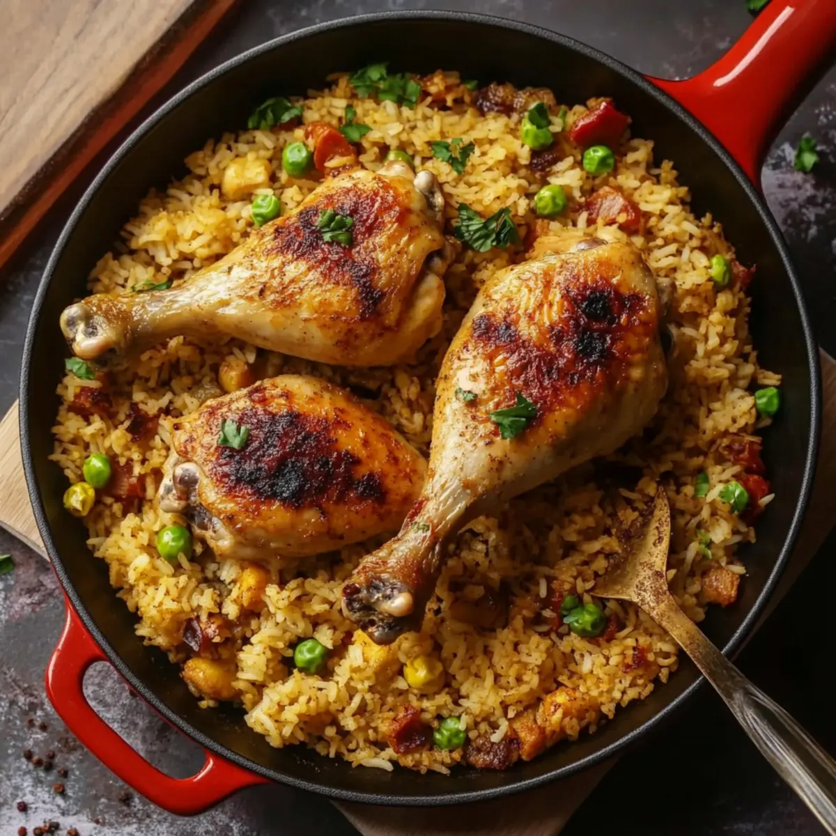 Spiced Golden Chicken Rice Dinner