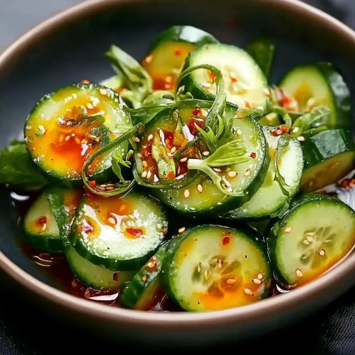 Spicy Cucumber Salad