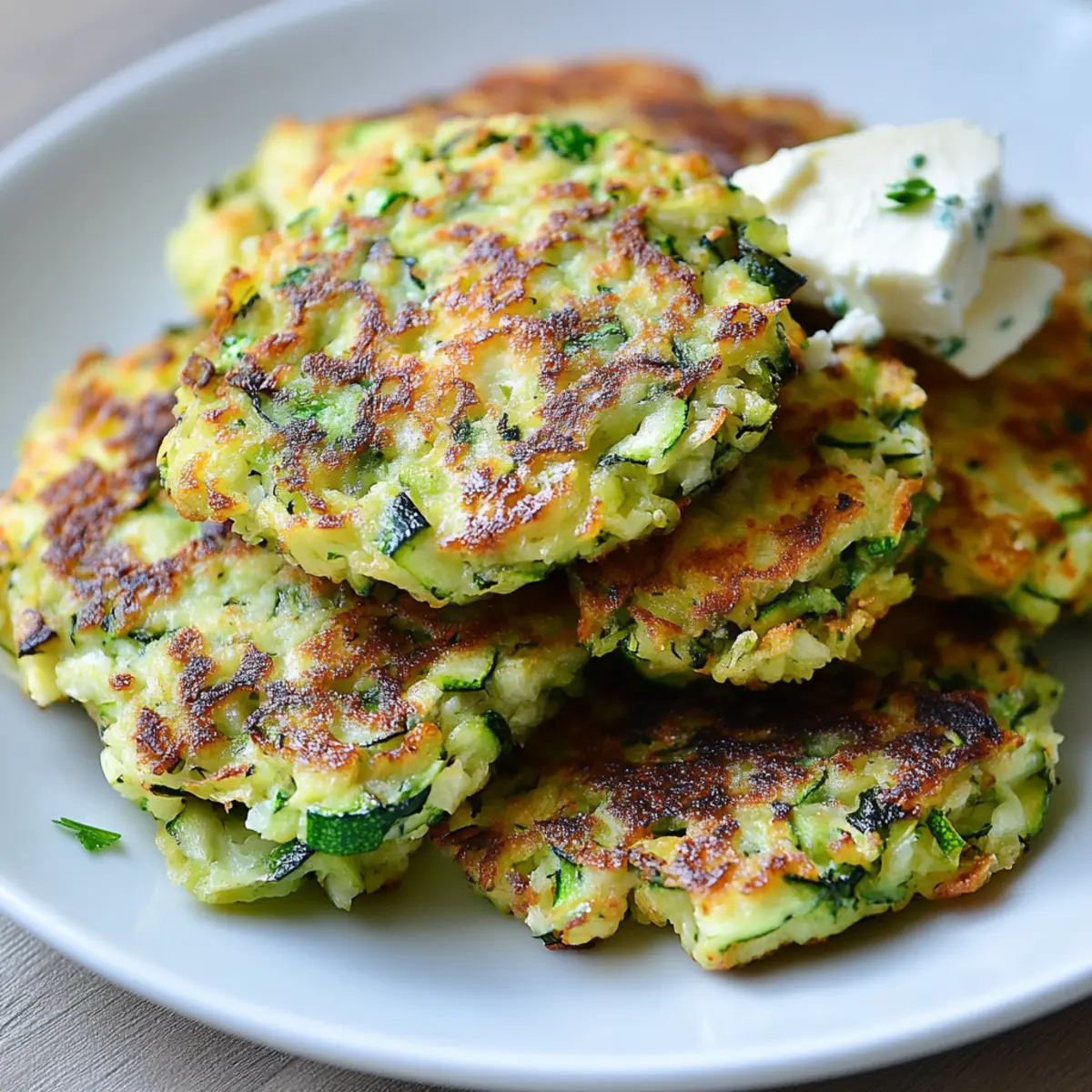 Zucchini and Feta Fritters