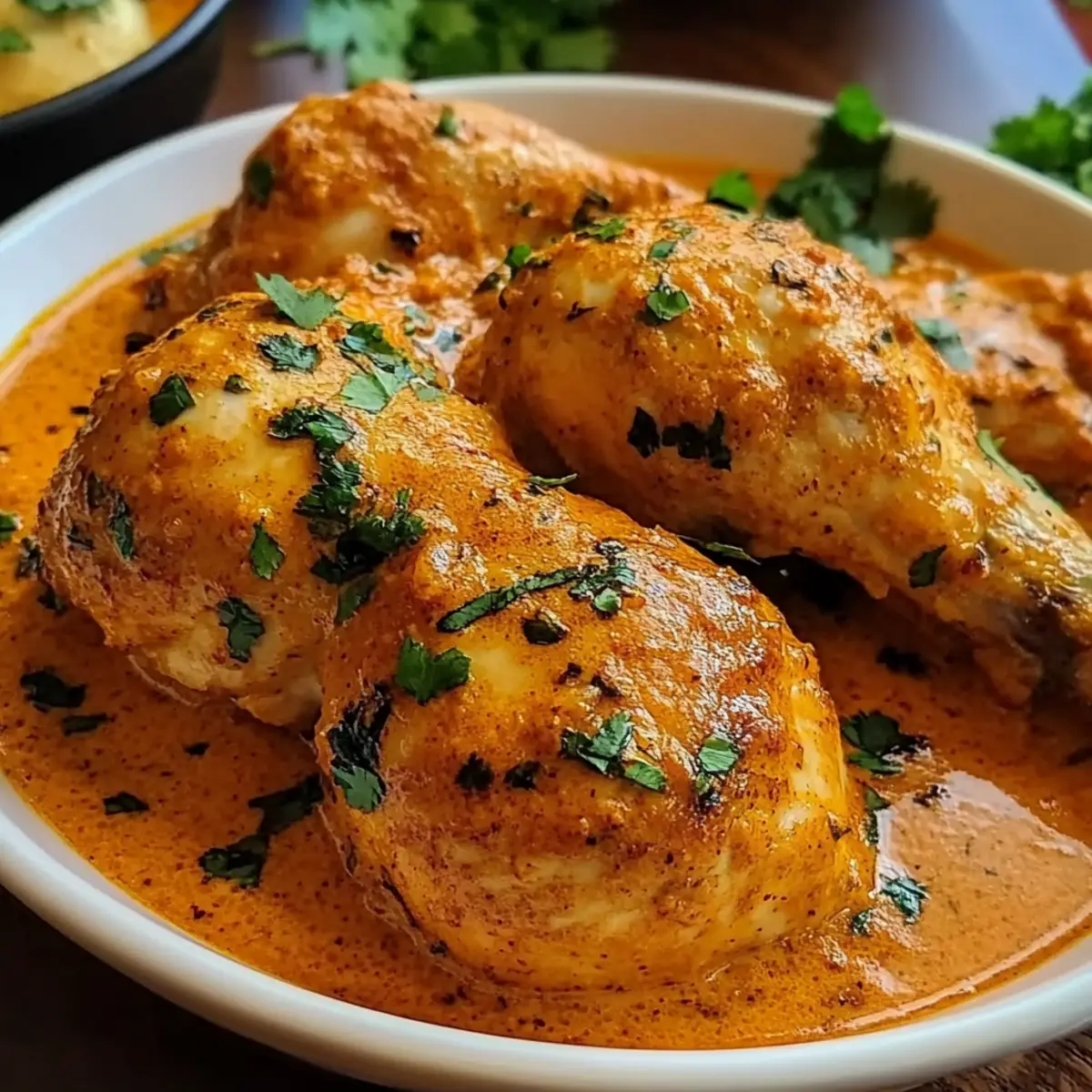 Butter Chicken Style Whole Chicken