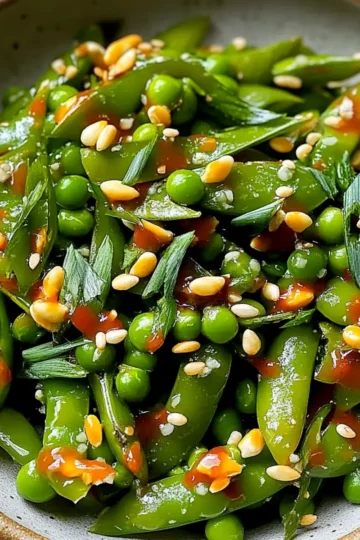 Chili Crisp Snap Pea Salad