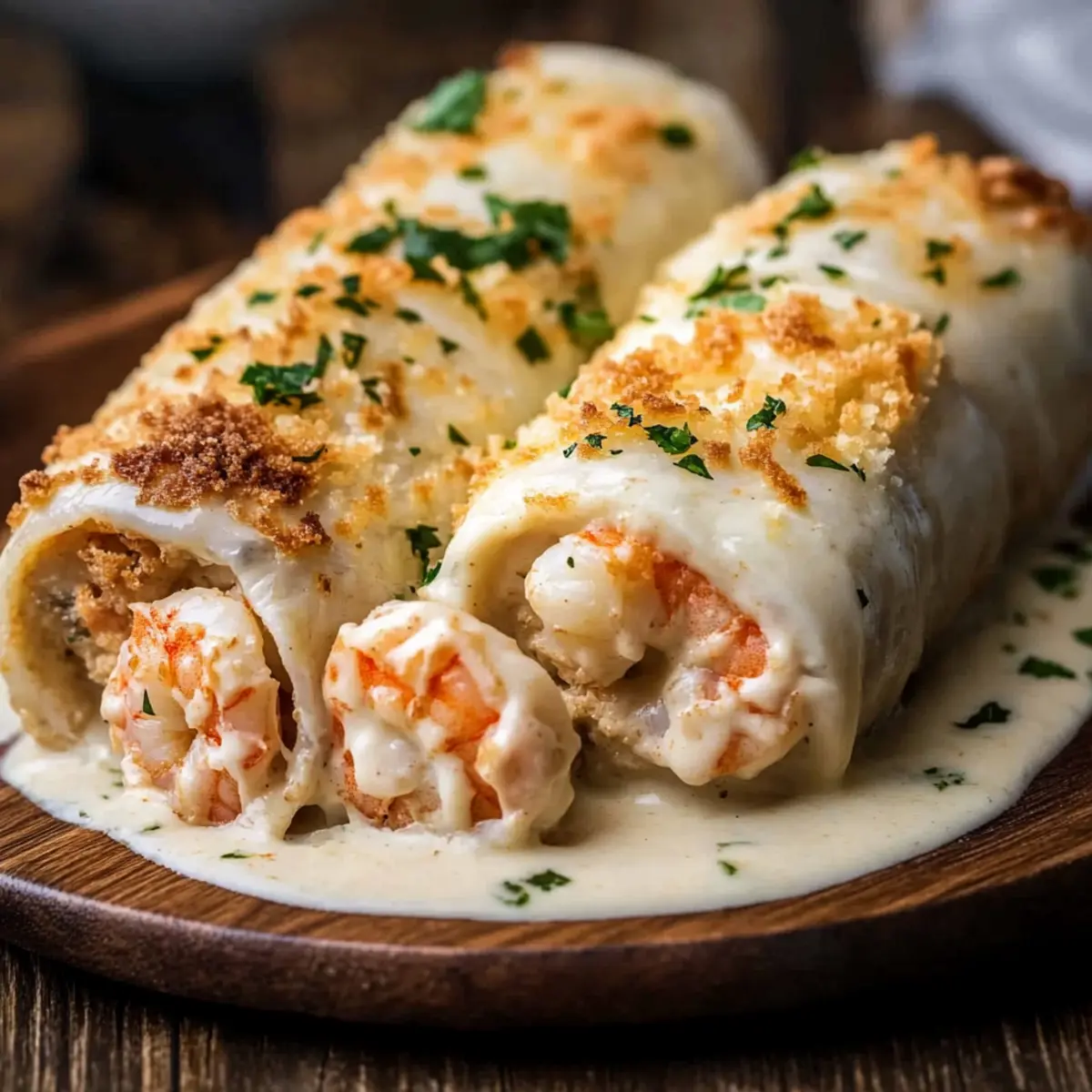 Crab Shrimp Queso Fiesta Rolls