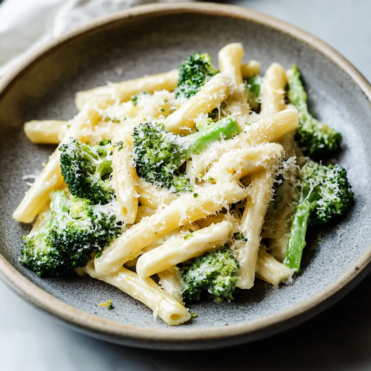 Creamy Lemon Broccoli Pasta