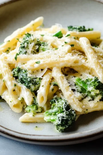 Creamy Lemon Broccoli Pasta