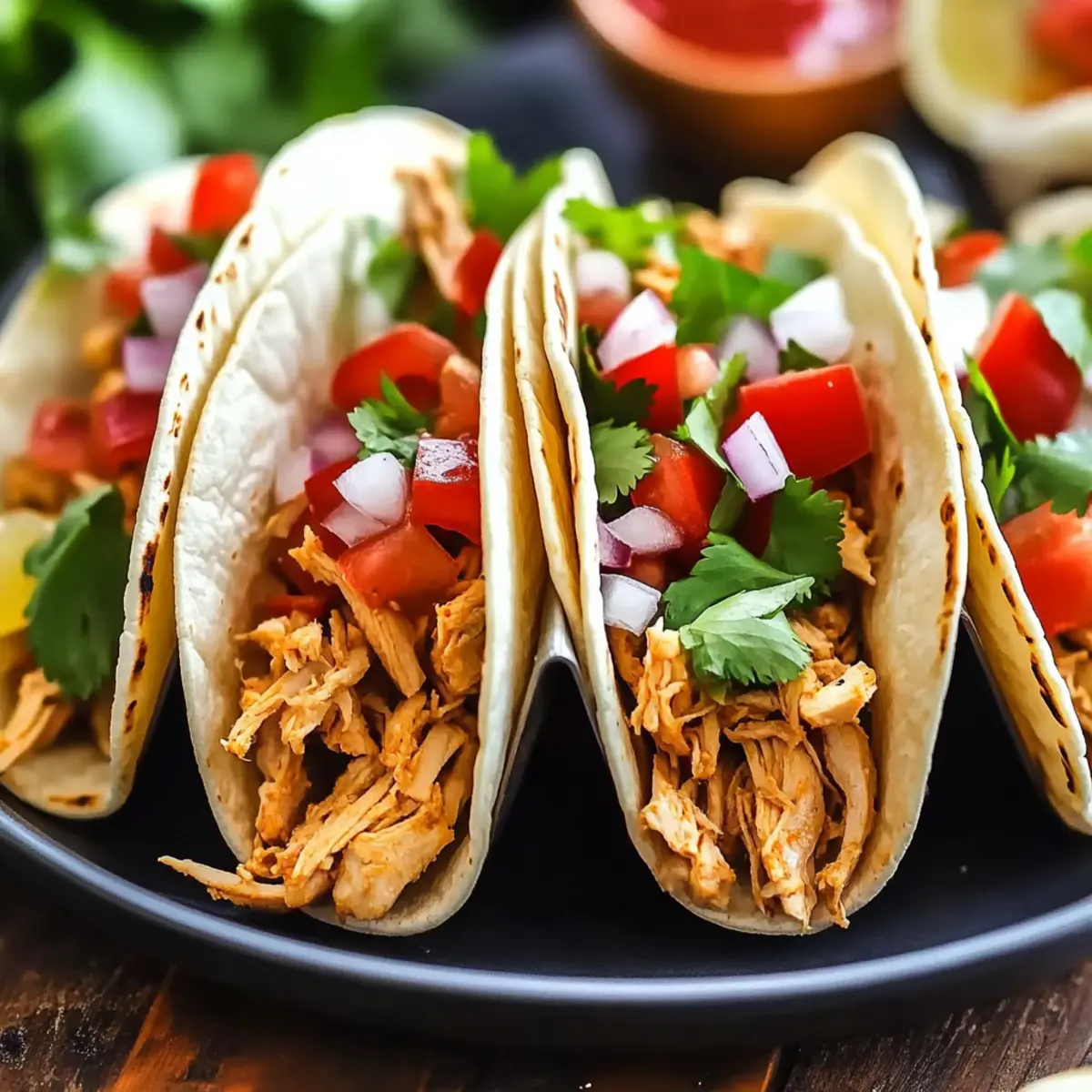 Crock Pot Chicken Tacos