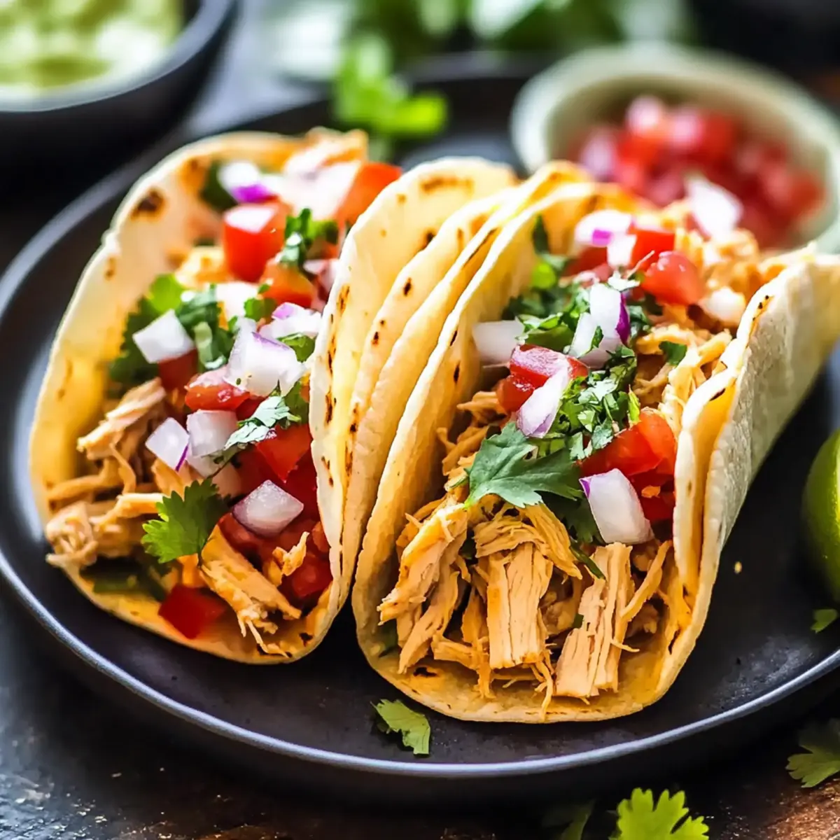 Crock Pot Chicken Tacos
