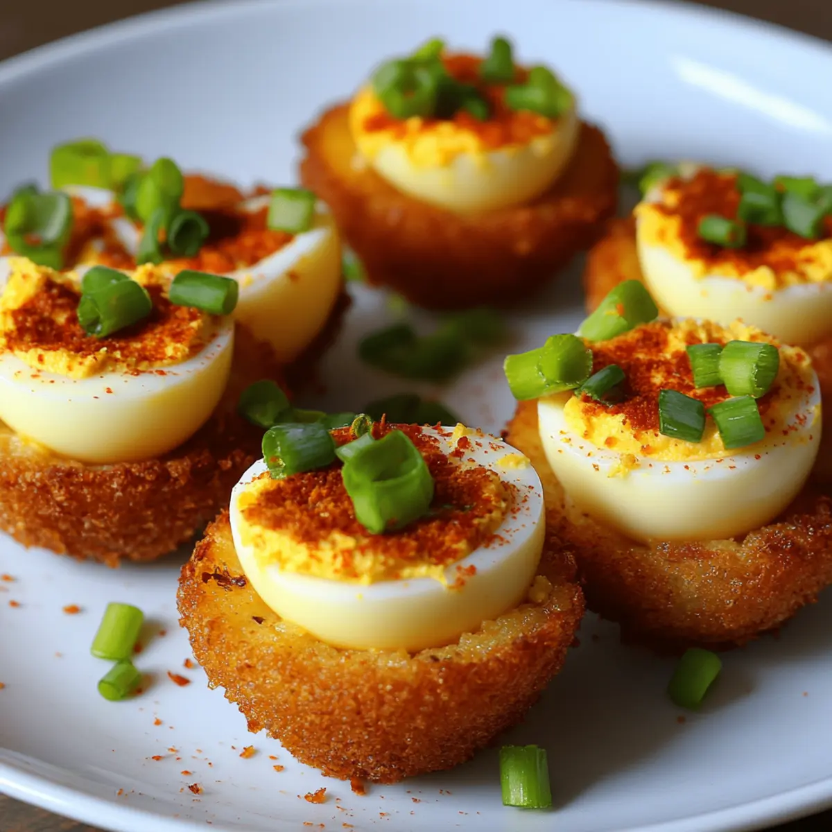 Fried Deviled Eggs