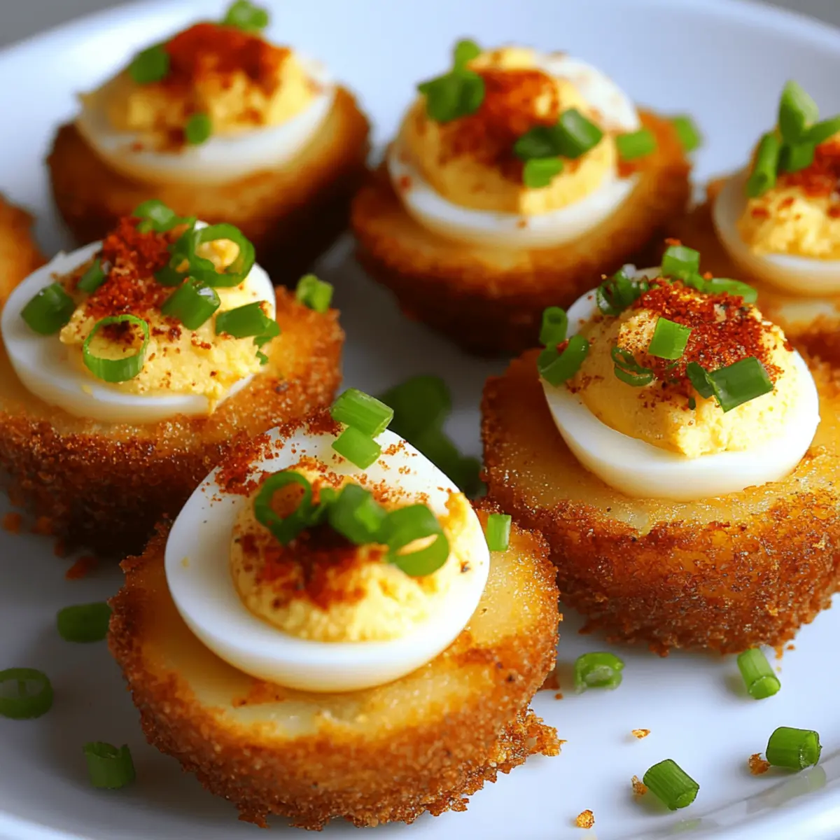 Fried Deviled Eggs