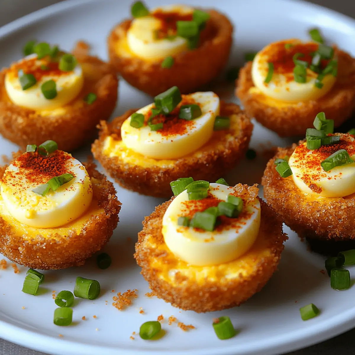 Fried Deviled Eggs