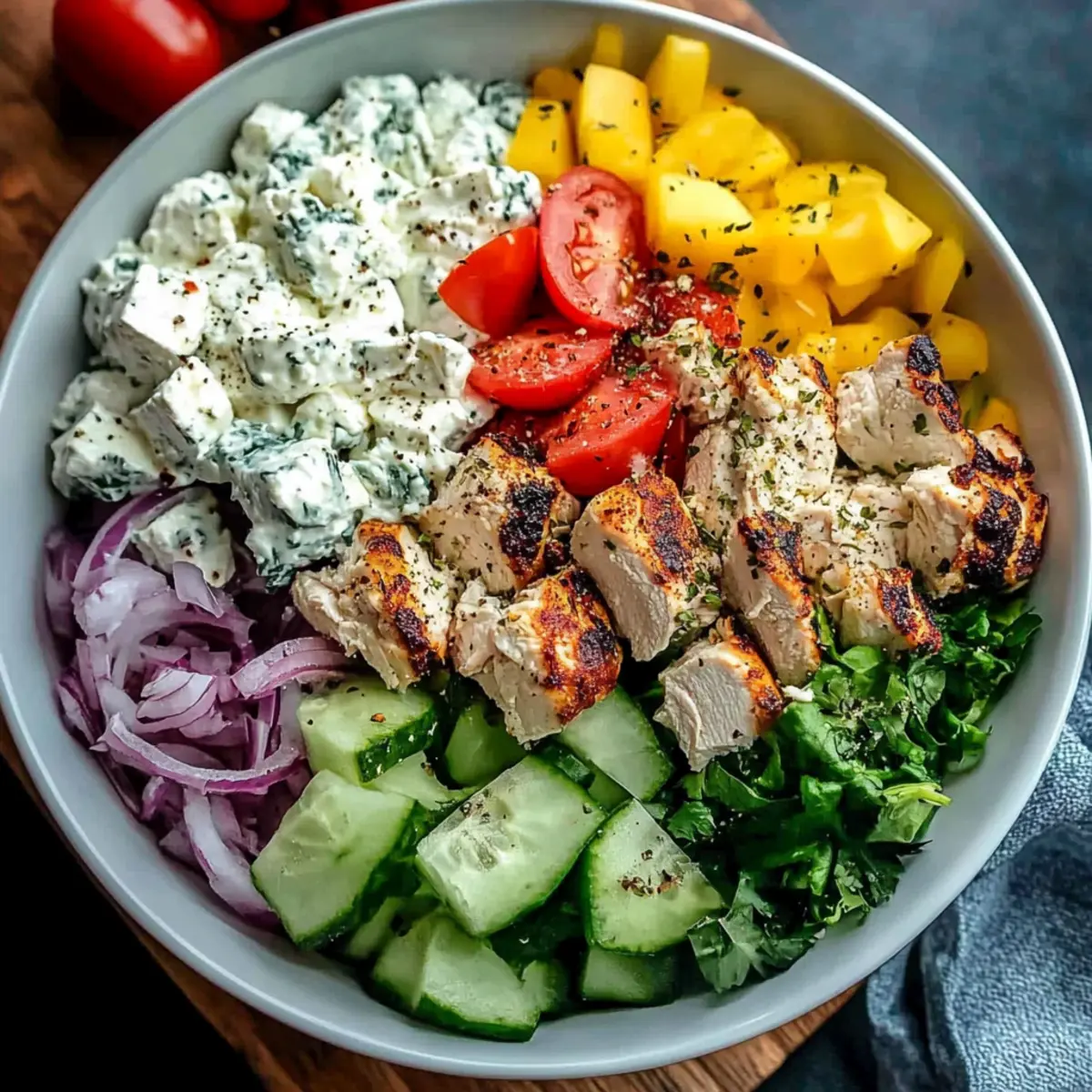Greek Chicken Bowls