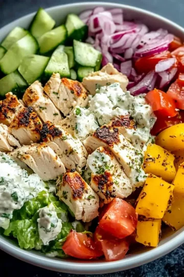 Greek Chicken Bowls