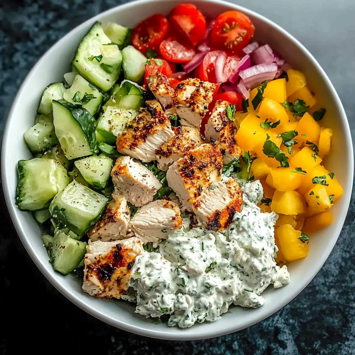 Greek Chicken Bowls