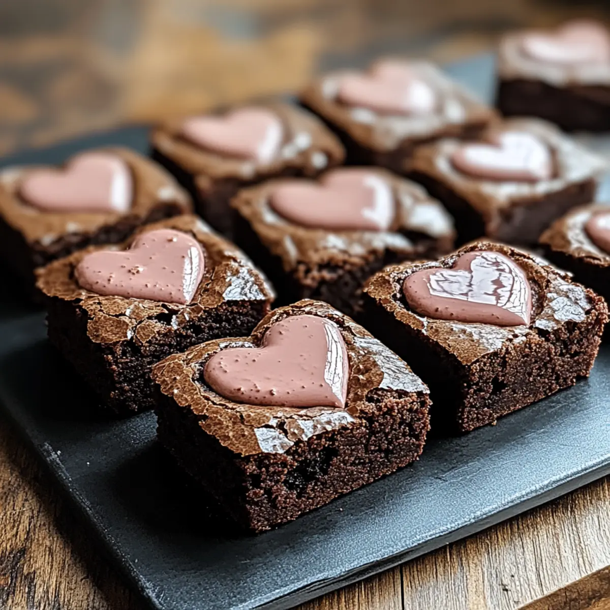 Heart-Shaped Brownies