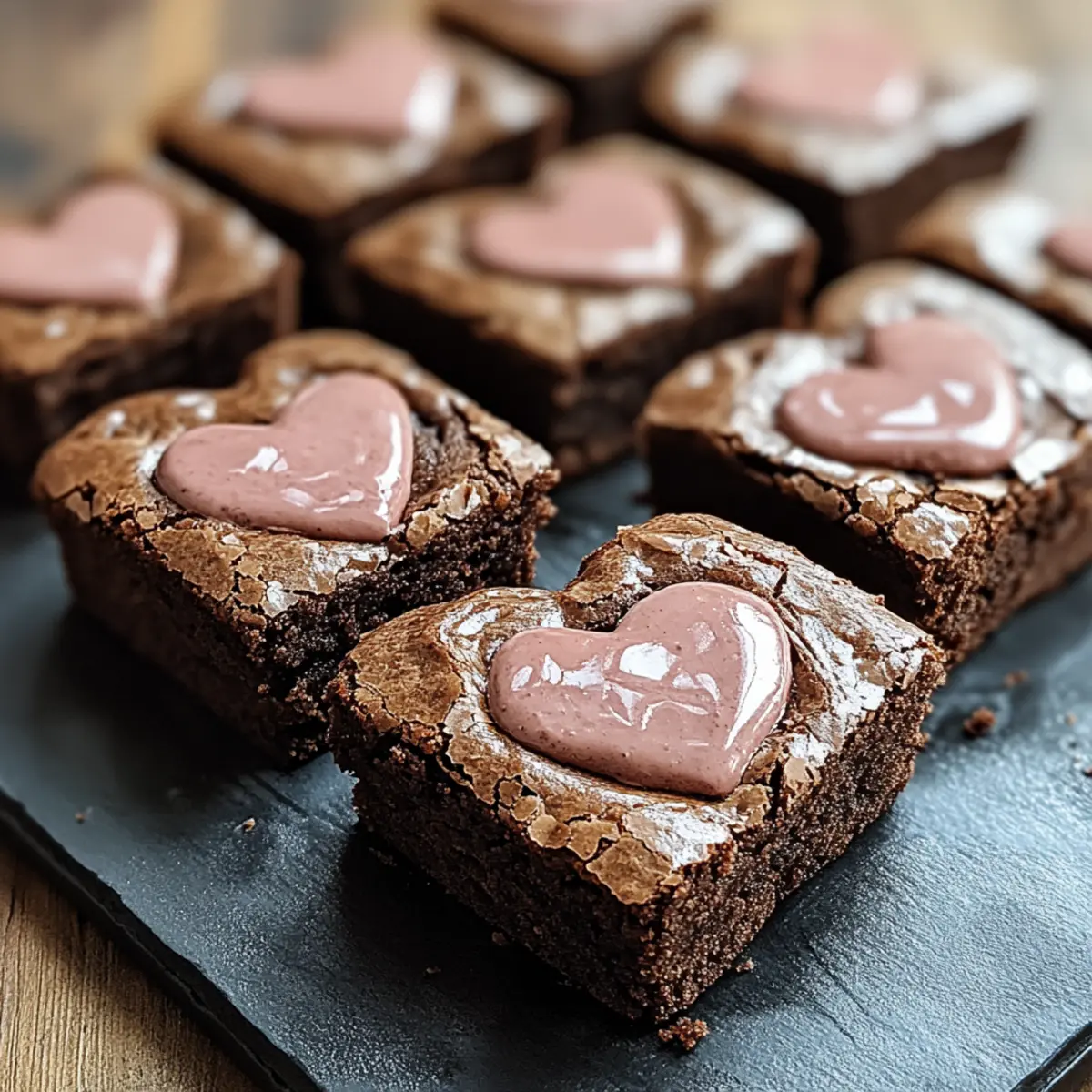 Heart-Shaped Brownies