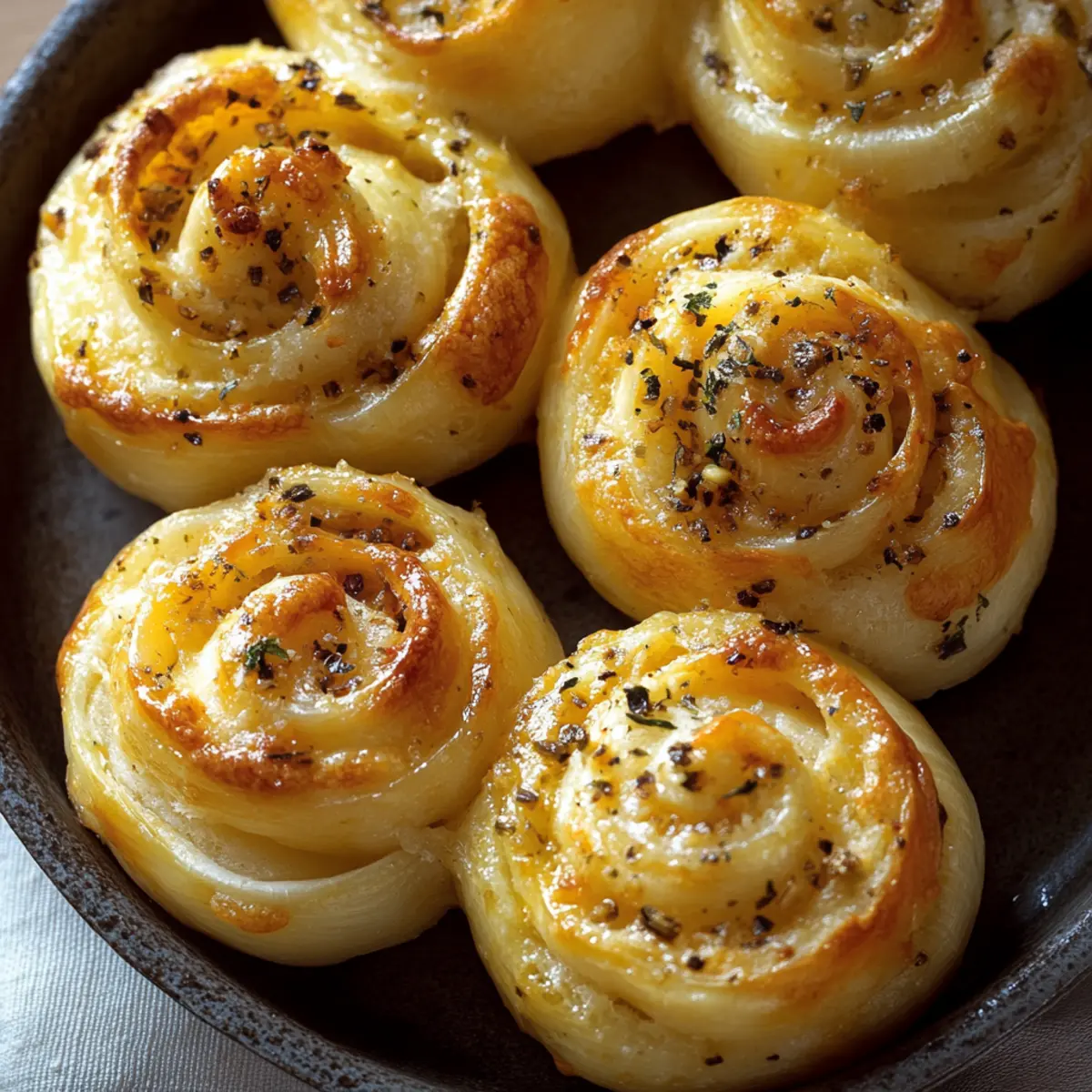 Higher Protein Garlic Swirls