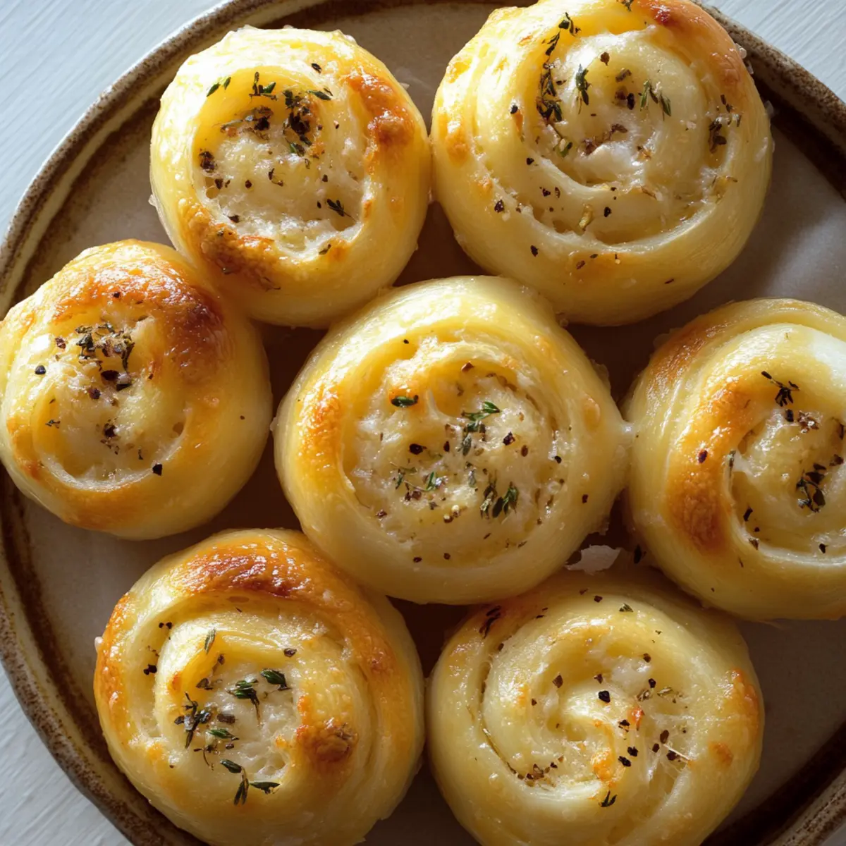 Higher Protein Garlic Swirls