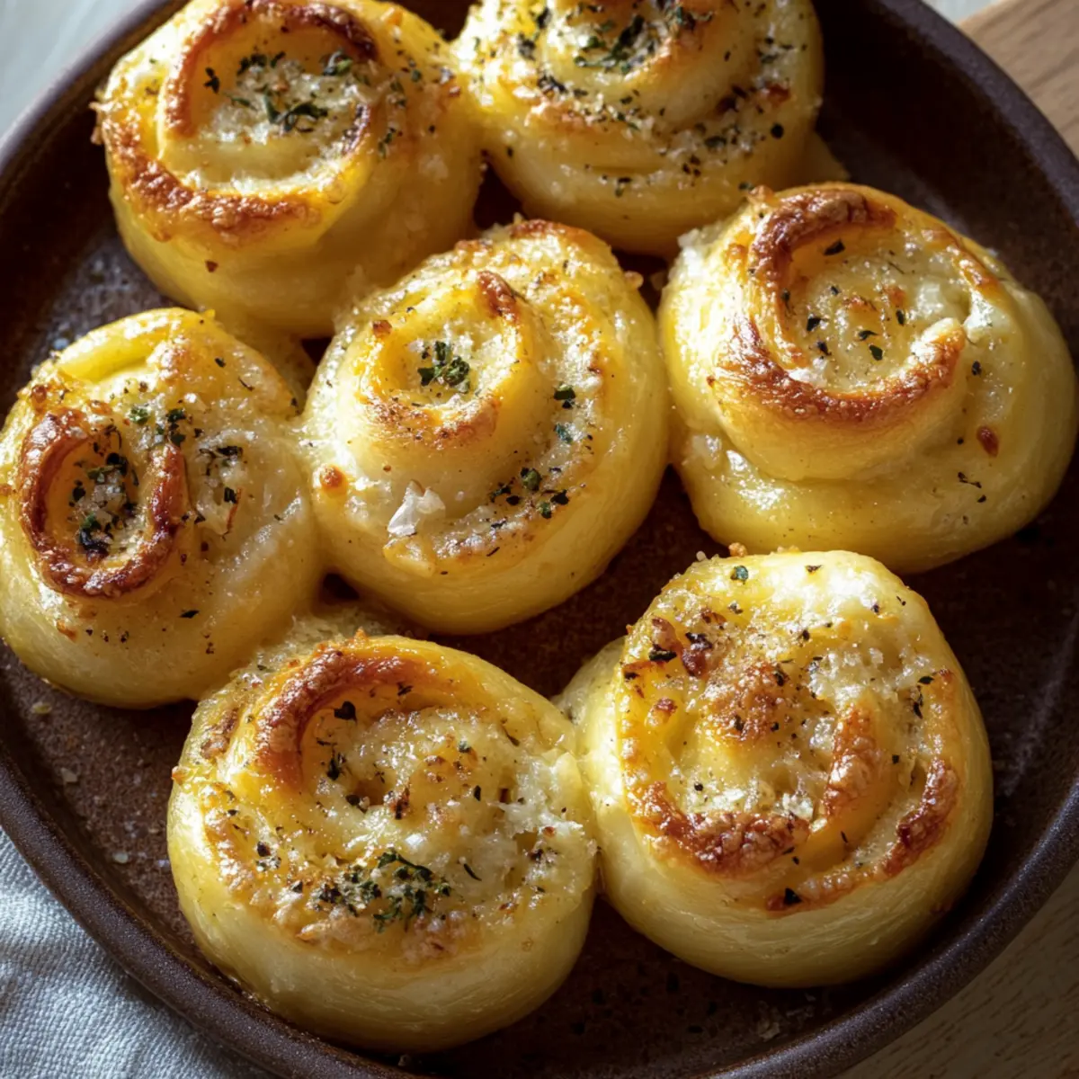 Higher Protein Garlic Swirls