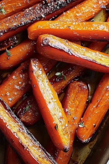 Honey Balsamic Roasted Carrots