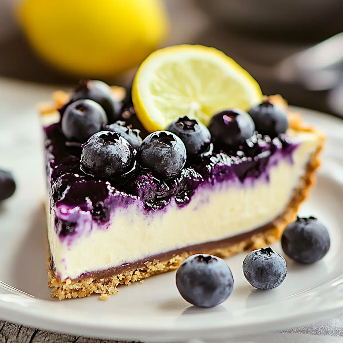 Lemon Blueberry Cheesecake