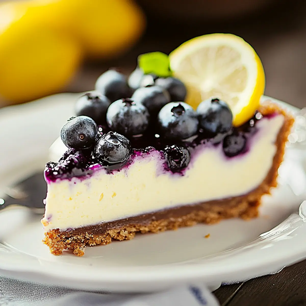 Lemon Blueberry Cheesecake