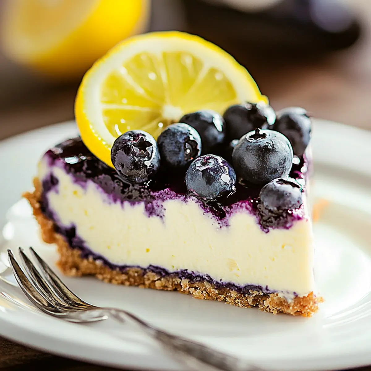 Lemon Blueberry Cheesecake