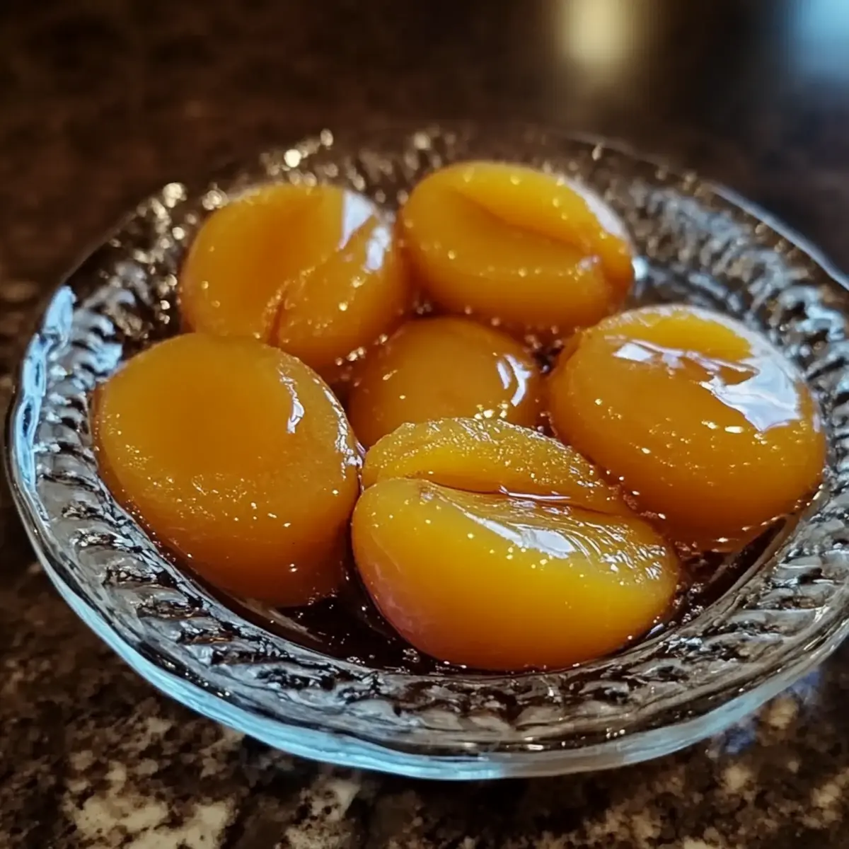Maple Water Poached Apricots