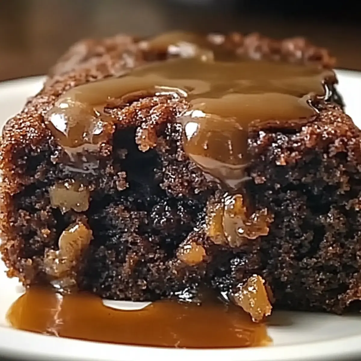 Moist Apple Date Molasses Cake