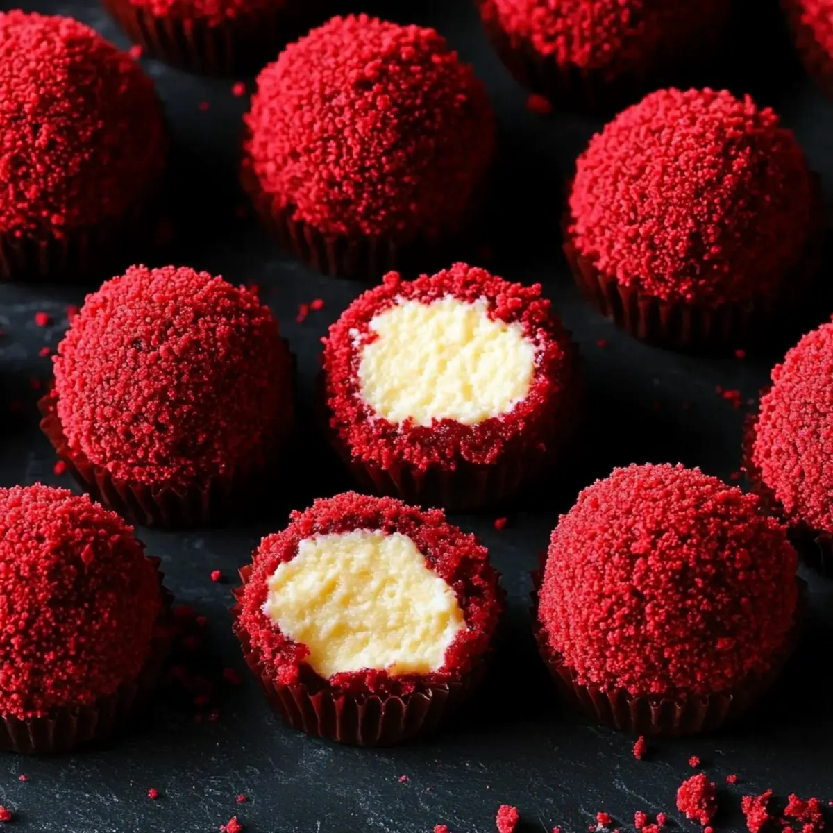 Red Velvet Cheesecake Bites