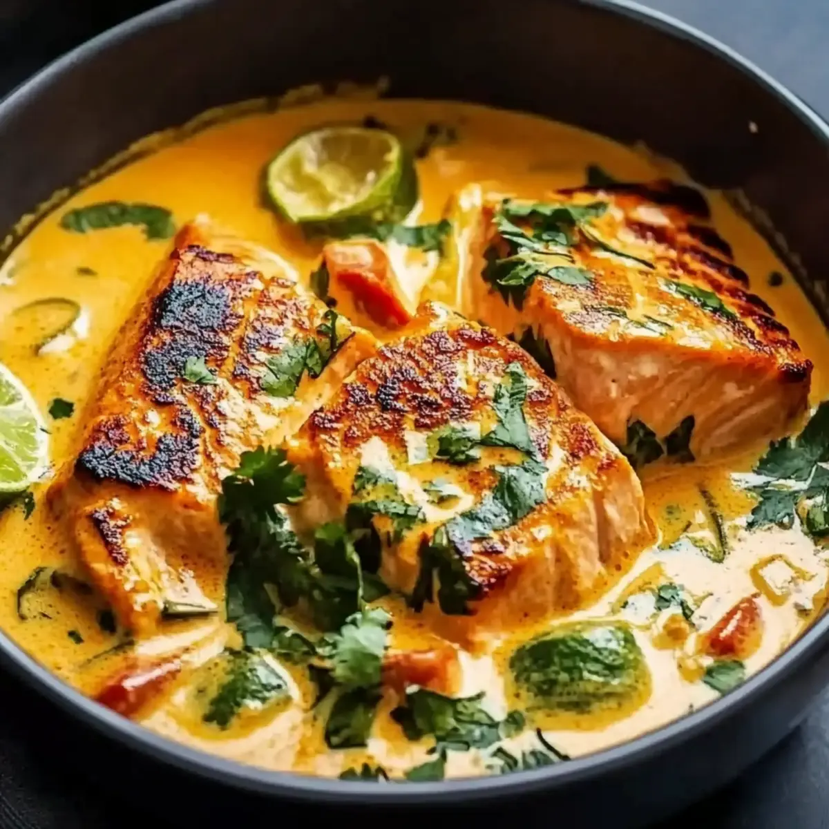Salmon Coconut Curry