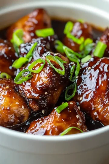 Slow Cooker Teriyaki Chicken Thighs