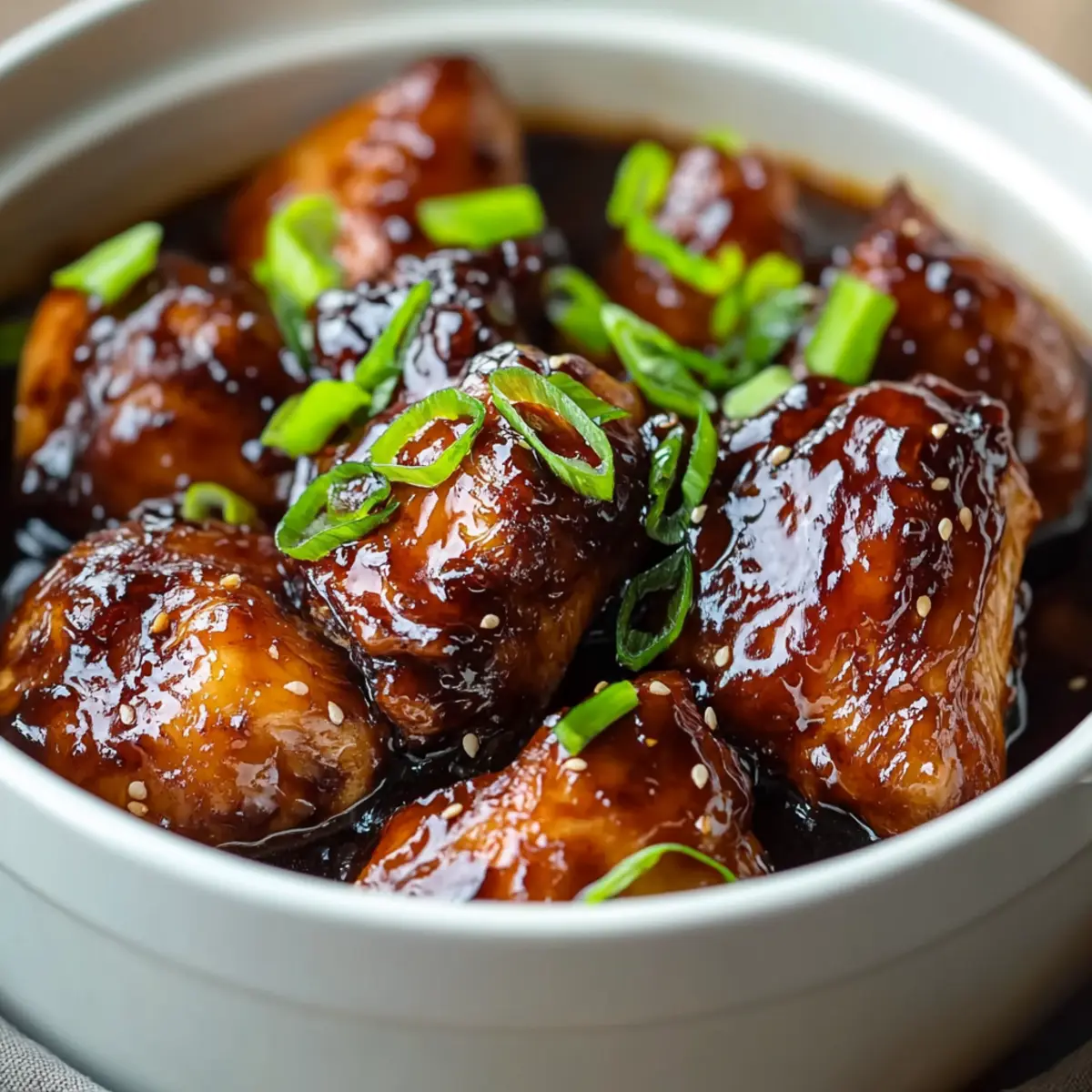 Slow Cooker Teriyaki Chicken Thighs