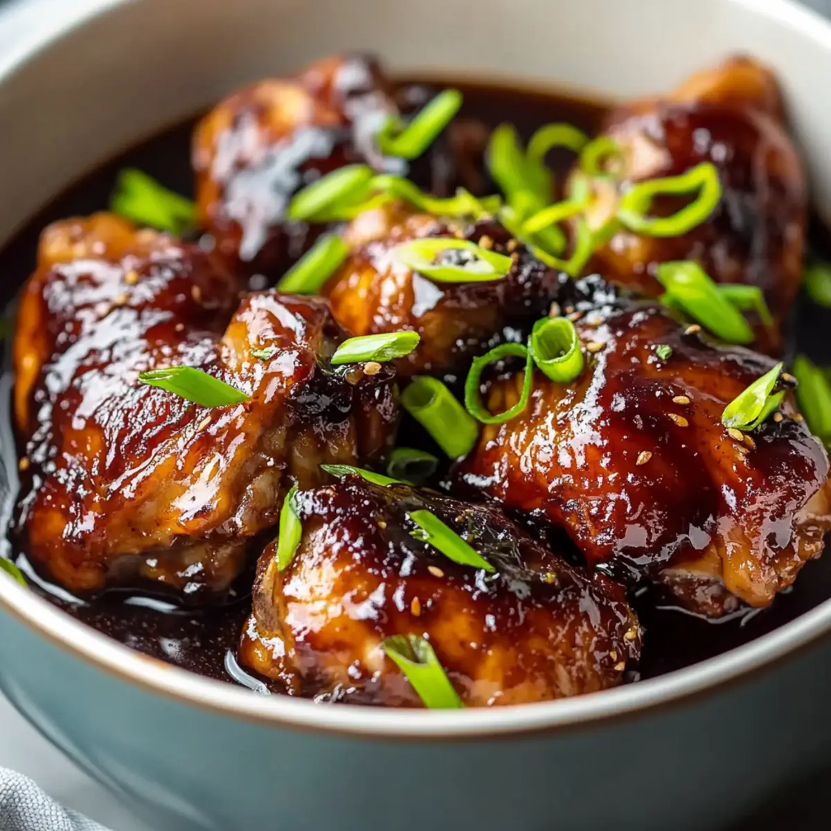 Slow Cooker Teriyaki Chicken Thighs