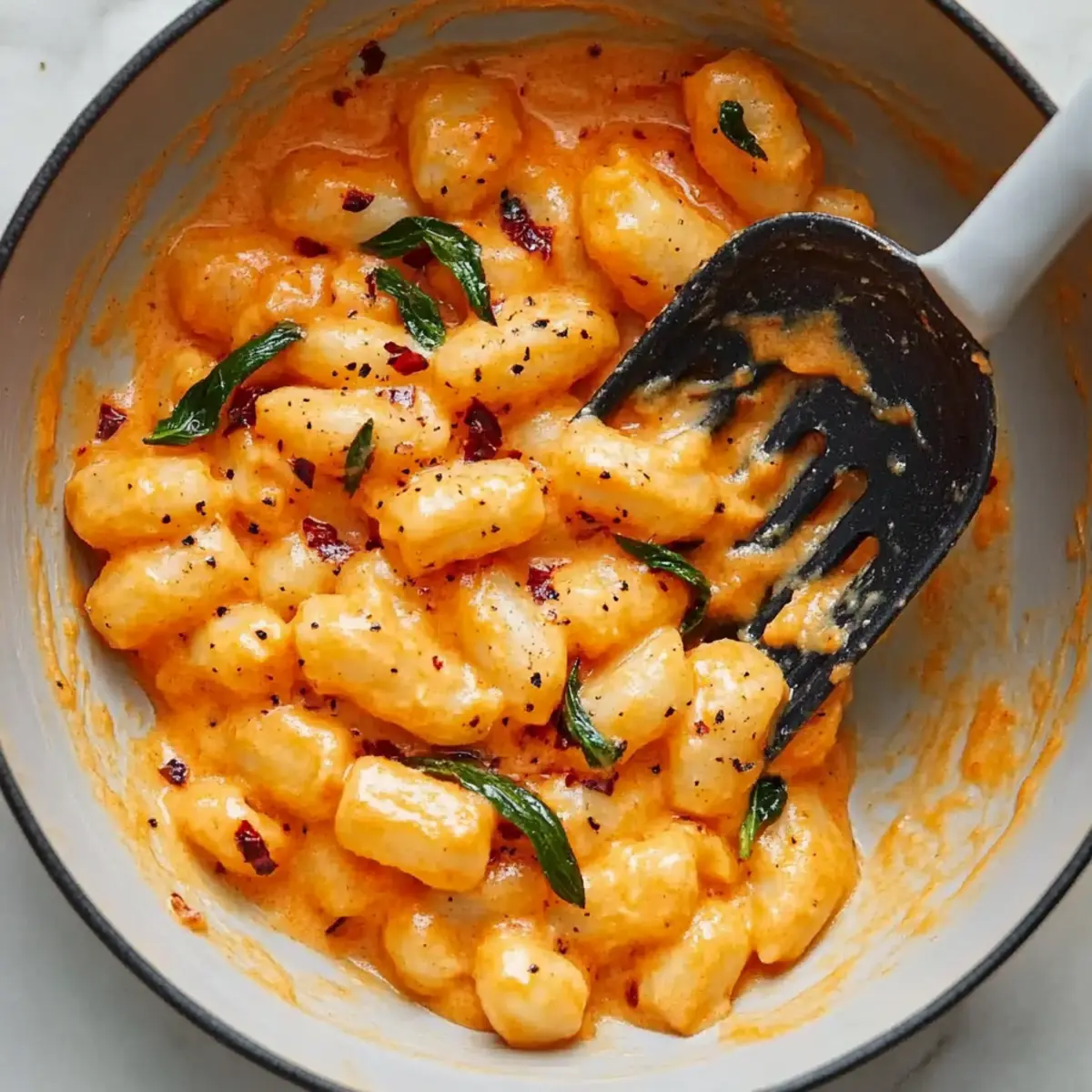 Spicy Tomato Garlic Confit Pasta